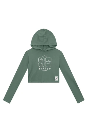 Brandili - Blusa Infantil Menina em Cotton Verde - BRANDILI