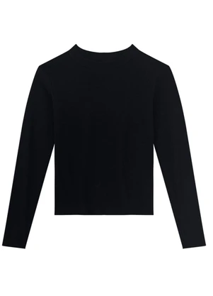 Brandili - Blusa Infantil Menina em Ribana Casual Preto - BRANDILI