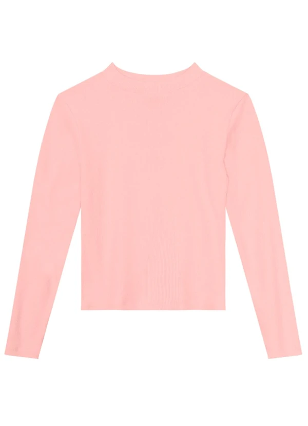 Brandili - Blusa Infantil Menina em Ribana Casual Rosa 2