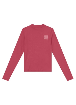 Brandili - Blusa Infantil Menina em Ribana Vermelho - BRANDILI