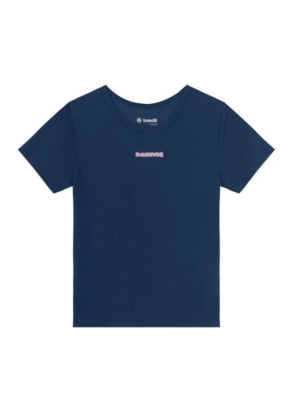 Brandili - Blusa Infantil Menina Esportiva Azul 3