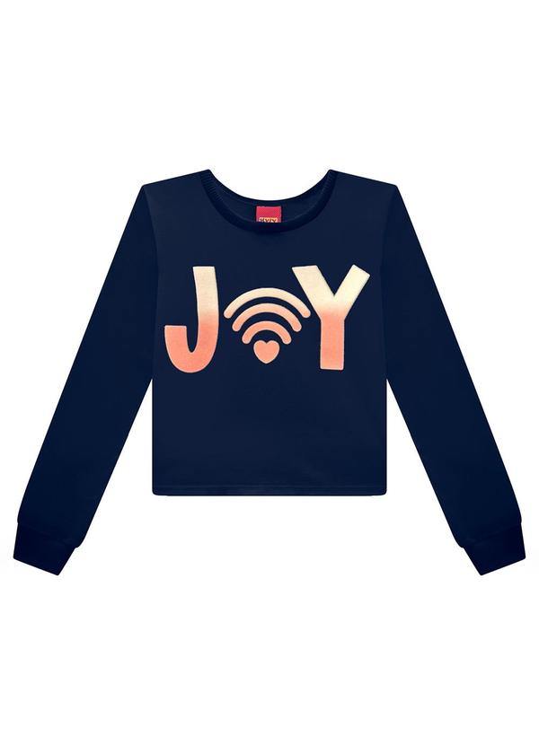 Kyly - Blusa Infantil Menina Estampa Azul