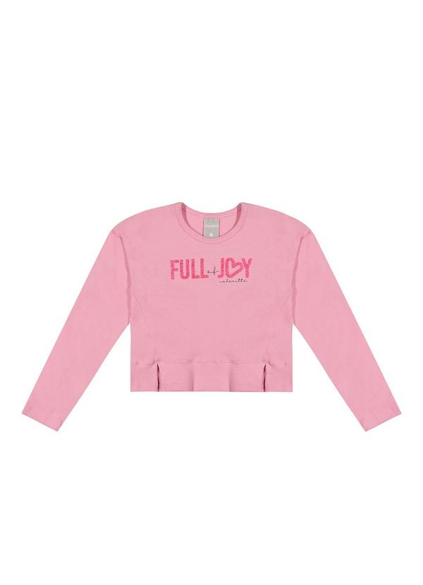 Colorittá - Blusa Infantil Menina Full Of Joy Rosa