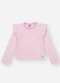 Abrange - Blusa Infantil Menina Listras com Babados Roxo - variação: Roxo