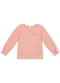 Colorittá - Blusa Infantil Menina Manga Longa com Gola Rosa - variação: Rosa