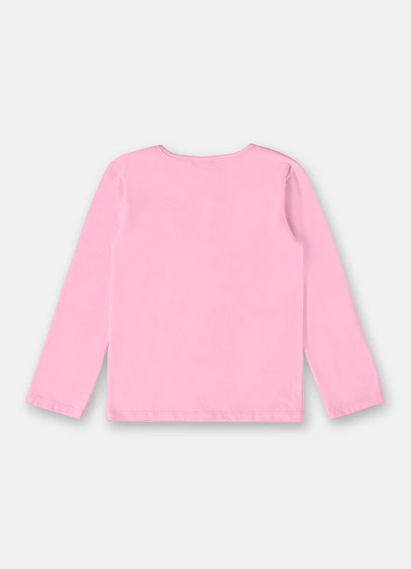 Up Baby - Blusa Infantil Menina Manga Longa Rosa 3
