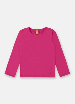 Up Baby - Blusa Infantil Menina Manga Longa Rosa - UP BABY