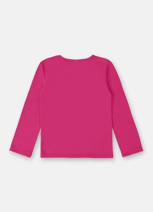 Up Baby - Blusa Infantil Menina Manga Longa Rosa - UP BABY