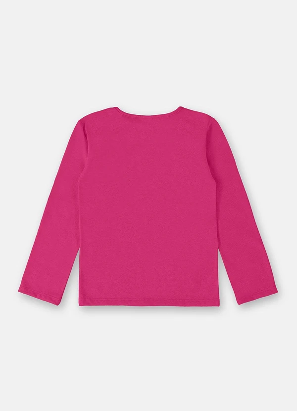 Up Baby - Blusa Infantil Menina Manga Longa Rosa 2