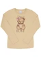 Pulla Bulla - Blusa Infantil Menina Meia Malha  Bege  - variação: Bege