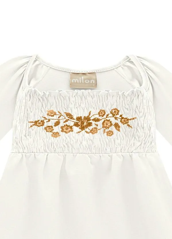 Milon - Blusa Infantil Menina Off White 2