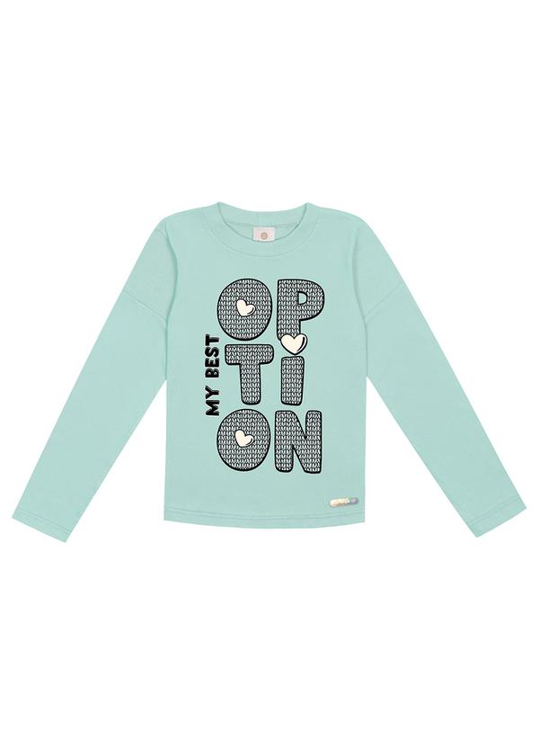 Abrange - Blusa Infantil Menina Option Verde