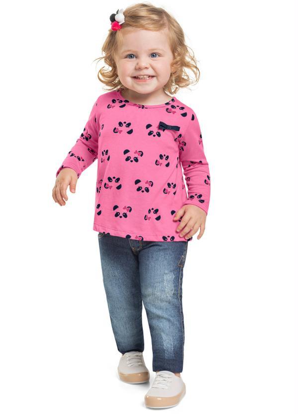 Kyly - Blusa Infantil Menina Rosa 3