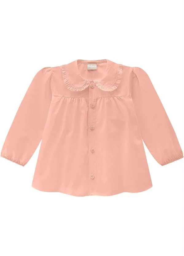Milon - Blusa Infantil Menina Rosa