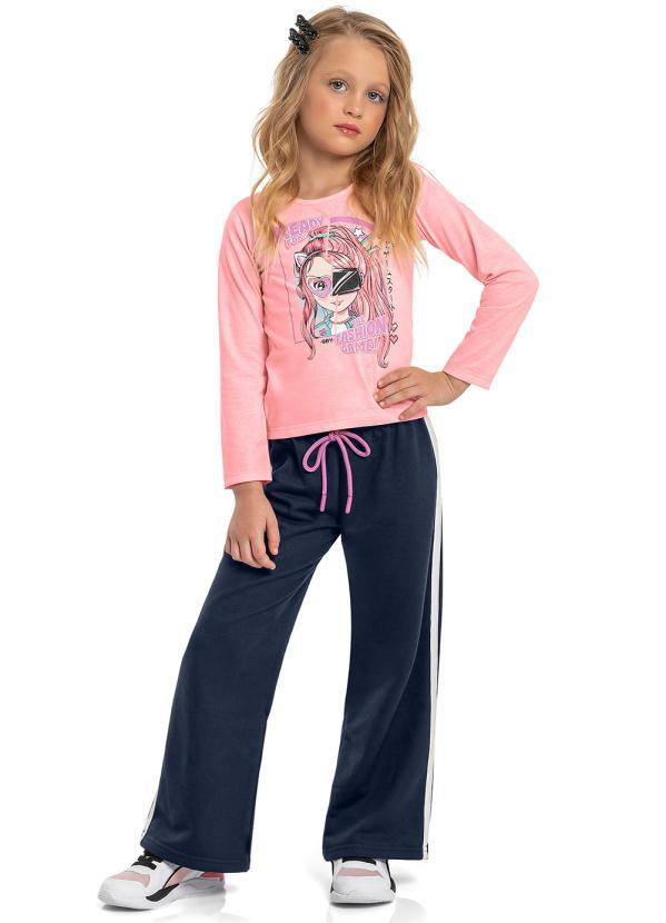 Quimby - Blusa Infantil Menina Rosa 2