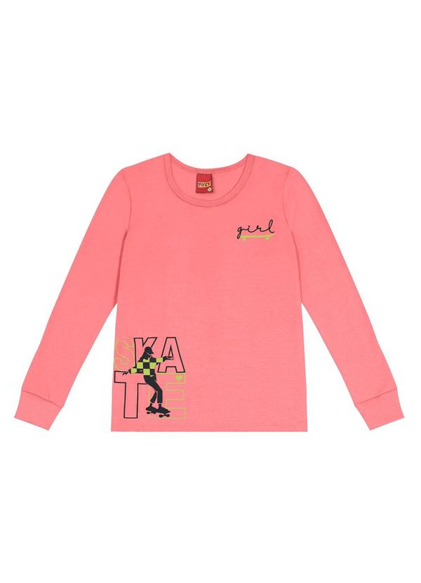 Kyly - Blusa Infantil Menina Rosa