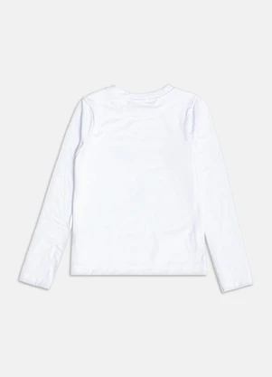 Bimbi - Blusa Infantil Menina Térmica Branca Branco - BIMBI