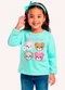 Kyly - Blusa Infantil Menina Ursinhos Verde - variação: Verde