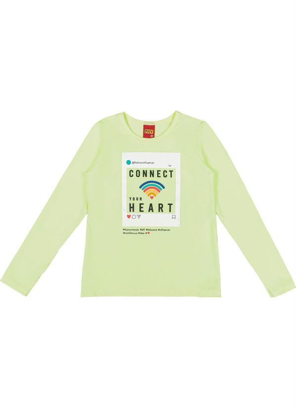 Kyly - Blusa Infantil Menina Verde