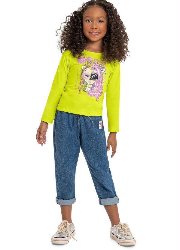 Quimby - Blusa Infantil Menina Verde 2