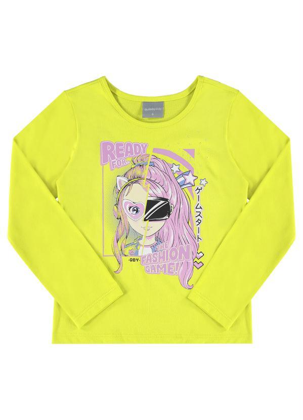 Quimby - Blusa Infantil Menina Verde 3
