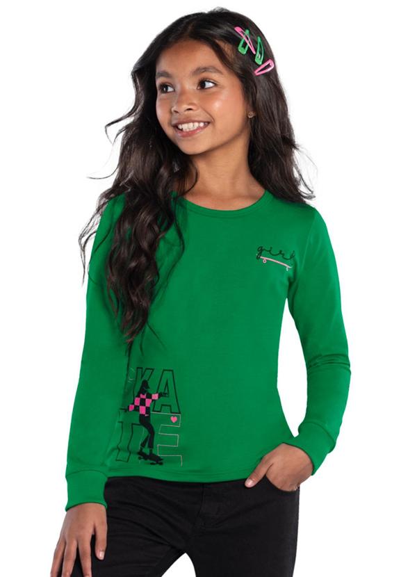 Kyly - Blusa Infantil Menina Verde 1