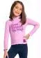 Quimby - Blusa Infantil Ribana Canelada Roxo - variação: Roxo
