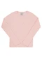 Pulla Bulla - Blusa Infantil Ribana com Elastano Leve  Bege  - variação: Rosa