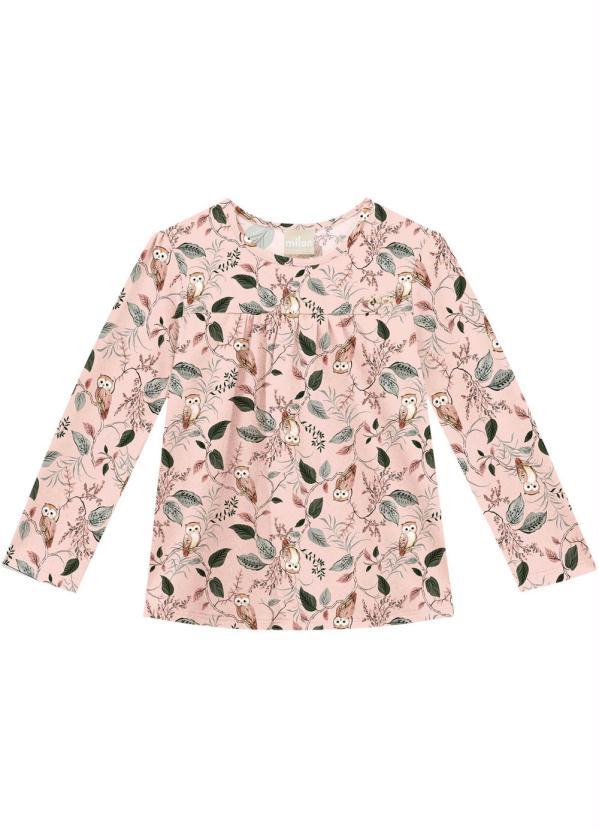Milon - Blusa Infantil Rosa