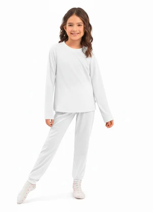 Duduka - Blusa Infantil Térmica Branco - DUDUKA