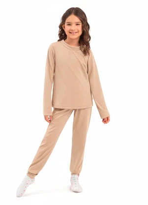 Duduka - Blusa Infantil Térmica Marrom - DUDUKA