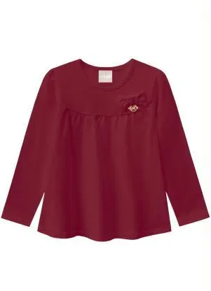 Milon - Blusa Infantil Vermelho - MILON