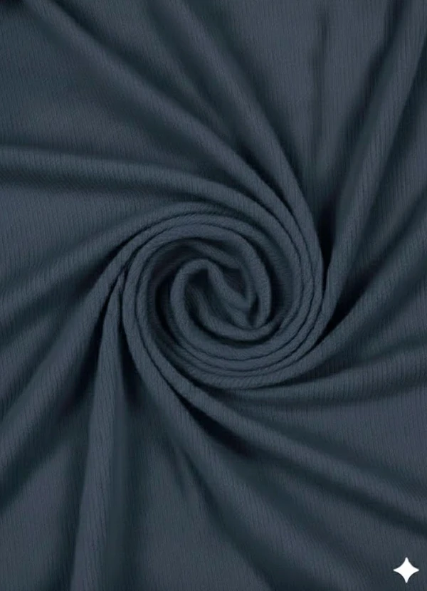 Rosa Azul - Blusa Infatil Gola Alta em Ribana Chumbo 3