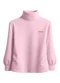 Carinhoso - Blusa Justa em Cotton Menina Laranja - variação: Rosa Claro