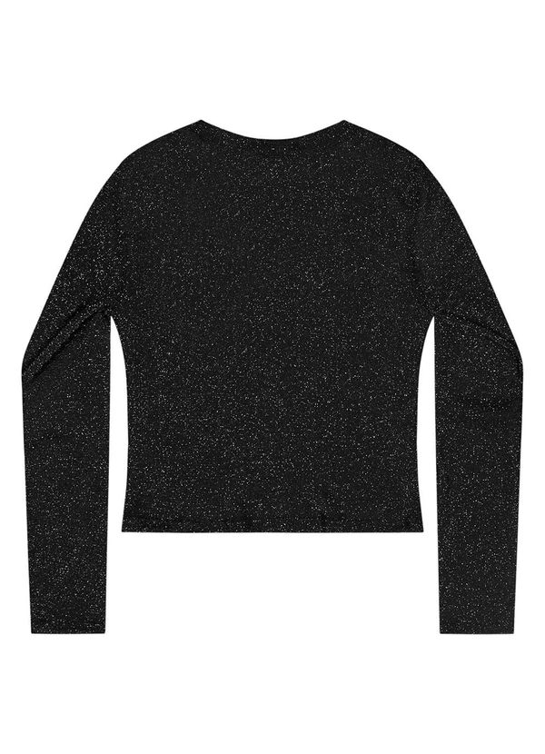 Gloss - Blusa Juvenil com Brilho e Top Preto 7