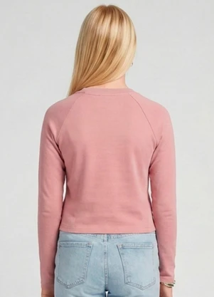 Minty - Blusa Juvenil Cotton com Estampa Rosa - MINTY
