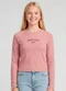 Minty - Blusa Juvenil Cotton com Estampa Rosa - variação: Rosa