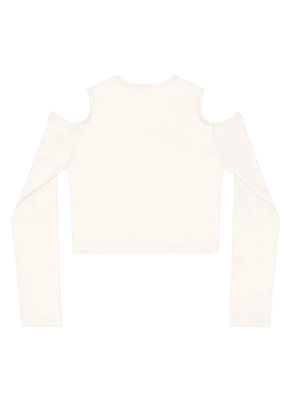 Gloss - Blusa Juvenil em Cotton Bege 2