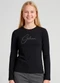 Minty - Blusa Juvenil Manga Longa Cotton Preto - variação: Preto