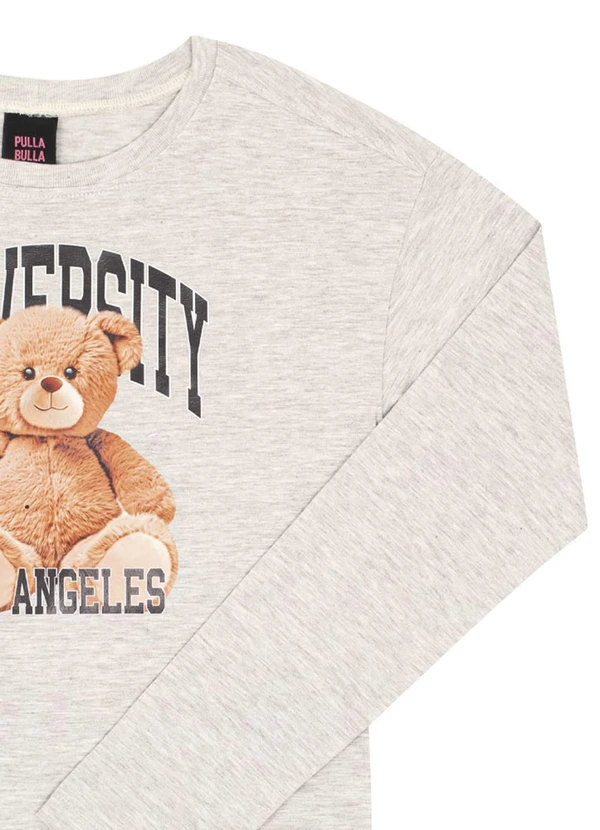 Pulla Bulla - Blusa Juvenil Menina Meia Malha Mescla 2