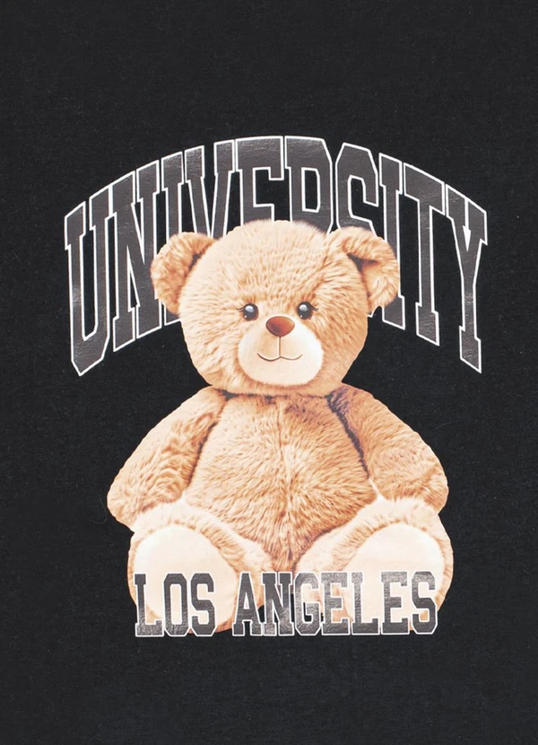 Pulla Bulla - Blusa Juvenil Menina Meia Malha Preto 3