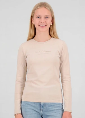 Minty - Blusa Juvenil Viscotorcion Bege - MINTY