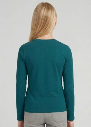 Minty - Blusa Juvenil Viscotorcion Verde - MINTY