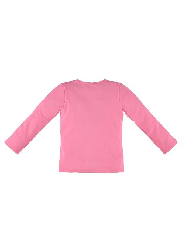 Up Baby - Blusa Longa Infantil em Cotton Rosa 2