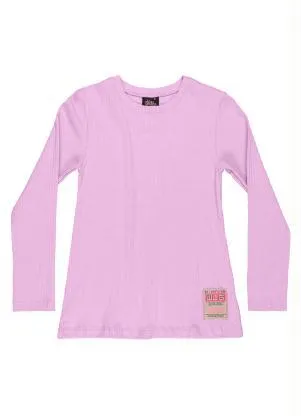 Gloss - Blusa Longa Menina Juvenil Roxo - GLOSS