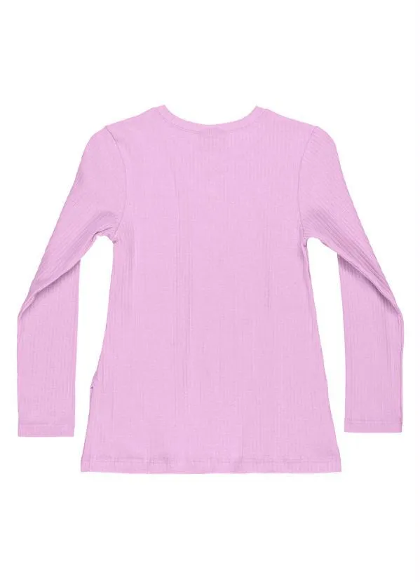 Gloss - Blusa Longa Menina Juvenil Roxo 2