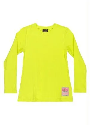 Gloss - Blusa Longa Menina Juvenil Verde - GLOSS