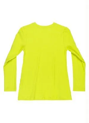 Gloss - Blusa Longa Menina Juvenil Verde - GLOSS