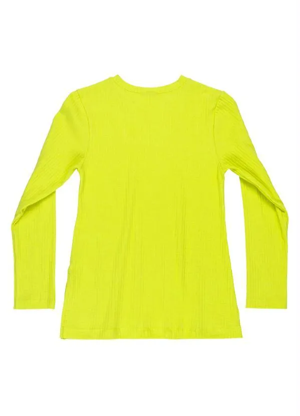 Gloss - Blusa Longa Menina Juvenil Verde 2
