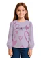 Malwee Kids - Blusa Lovely com Strass Off White - variação: Lavanda